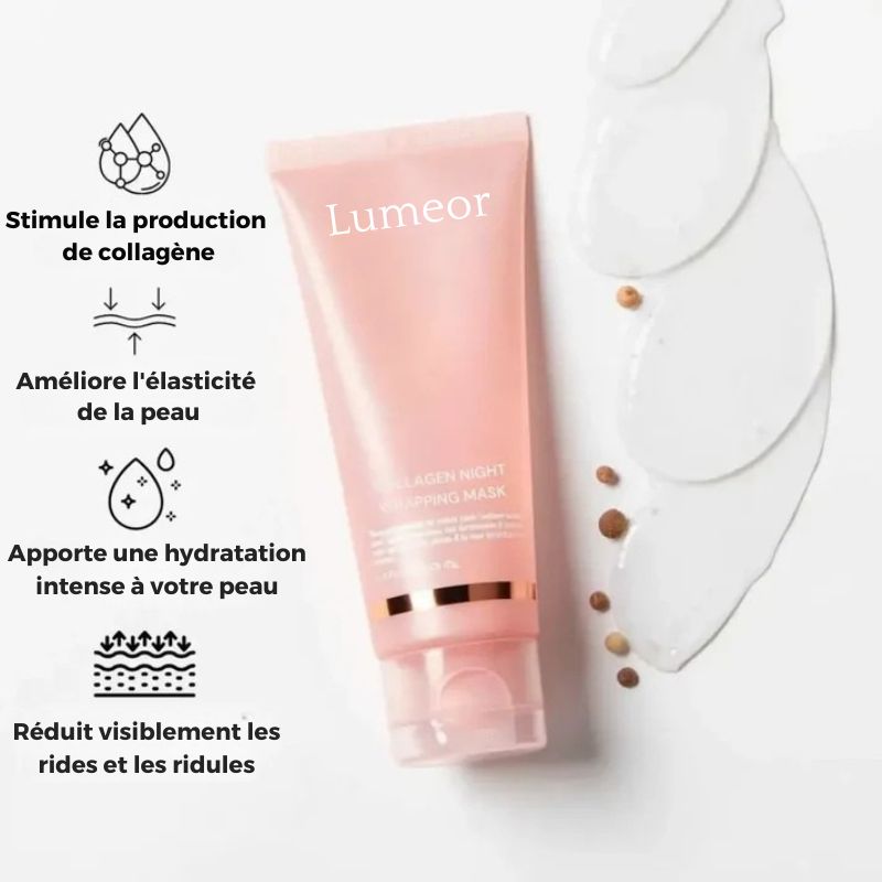 Lumeor – Masque au Collagène BIO, le Secret Coréen