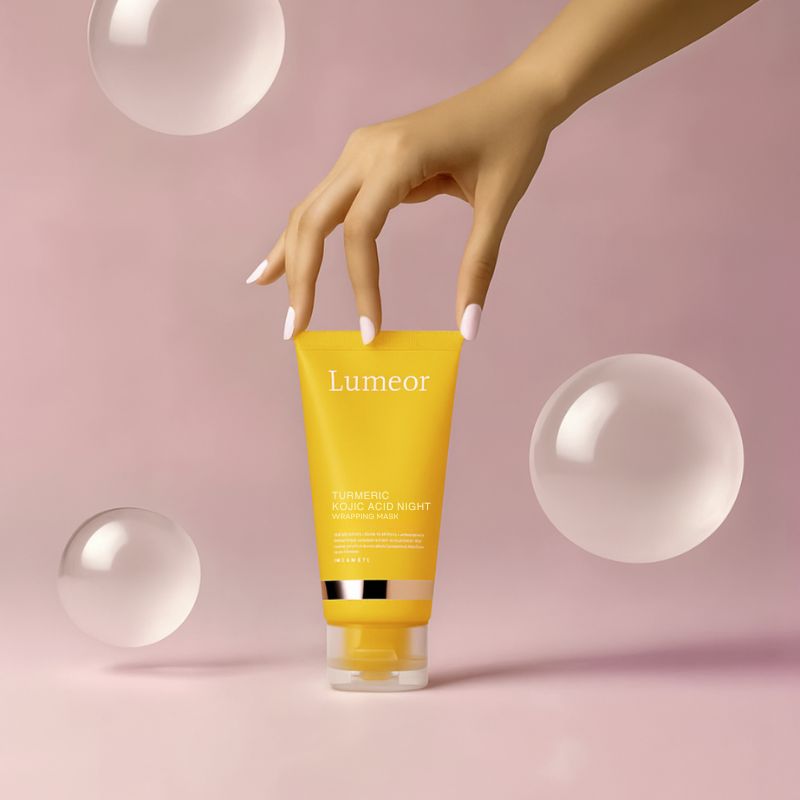 Lumeor – Masque au Curcuma & Collagène BIO, le Secret Coréen